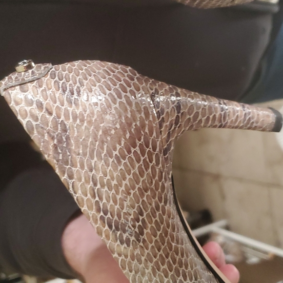 Stuart Weizman snake peep toe heels 8.5m - Picture 7 of 7